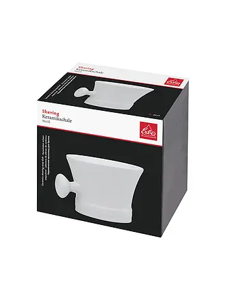 ERBE | Bol à savon à raser en céramique, blanc | 